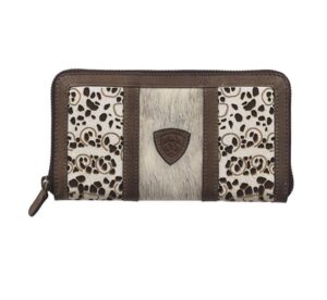 wallet ariat phoenix zip leather cowhide
