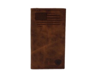 wallet checkbook cover ariat usa flag
