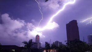 Powerful wild storms in Brisbane