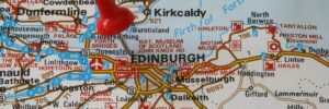 Scotland Edinburgh map adobe