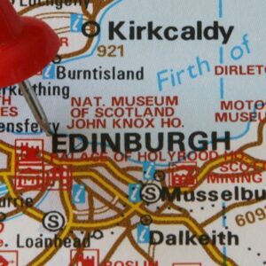 Scotland Edinburgh map adobe