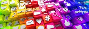 social media apps icons adobe