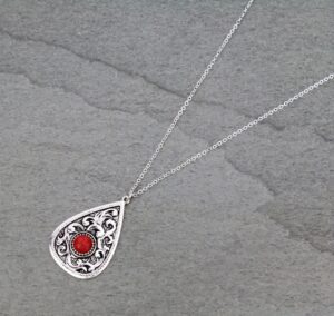 necklace patterned casting pendant