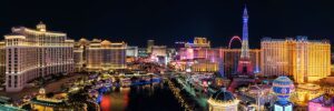 Las Vegas city night adobe