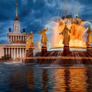 Russia Moscow Friendship of Nations fountain Julia Shepeleva adobe