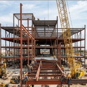 commercial steel building construction