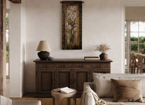 wall tapestry floral