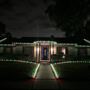 Permanent xmas lights