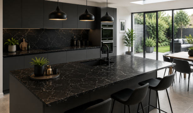 Unistone Bianco Cristal Quartz